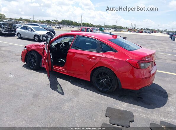 2HGFE2F56RH583016 2024 HONDA CIVIC Red Rear left