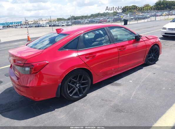 2HGFE2F56RH583016 2024 HONDA CIVIC Red Rear right