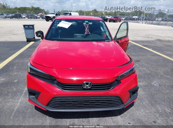 2HGFE2F56RH583016 2024 HONDA CIVIC Red Dashboard view