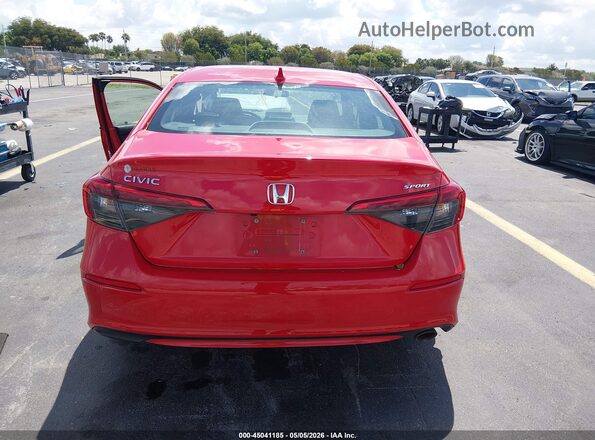 2HGFE2F56RH583016 2024 HONDA CIVIC Red 