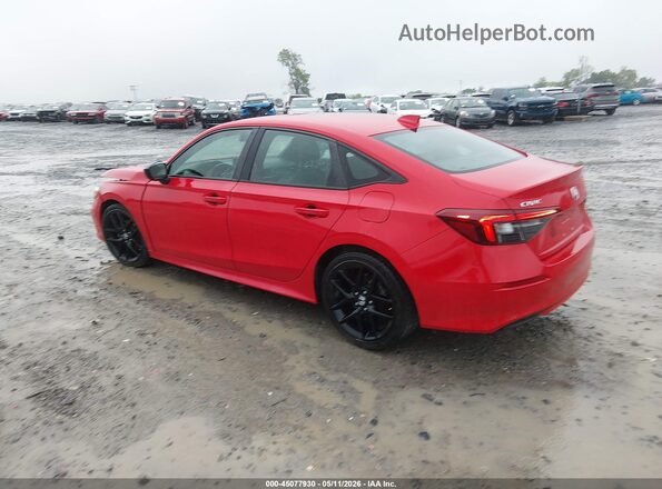 2HGFE2F56SH518186 2025 HONDA CIVIC Red Հետևի ձախ