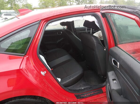 2HGFE2F56SH518186 2025 HONDA CIVIC Red VIN կոդի պիտակի տեսք