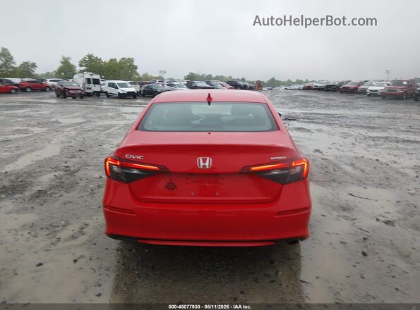 2HGFE2F56SH518186 2025 HONDA CIVIC Red 