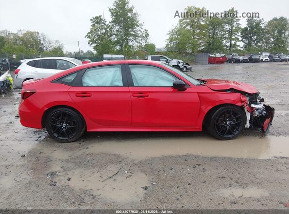 2HGFE2F56SH518186 2025 HONDA CIVIC Red Սալոնի 360 աստիճան տեսք