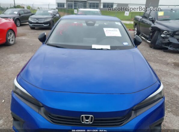 2HGFE2F57NH528164 2022 HONDA CIVIC Blue Вид спереду