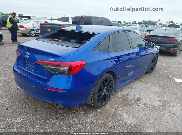 2HGFE2F57NH528164 2022 HONDA CIVIC Blue Задня права чверть