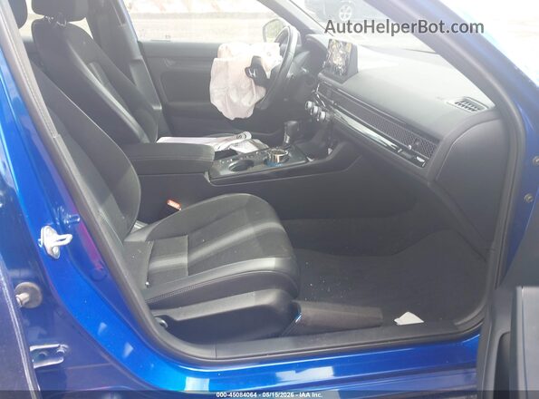 2HGFE2F57NH552075 2022 HONDA CIVIC Blue Սալոնի դիմացի տեսք