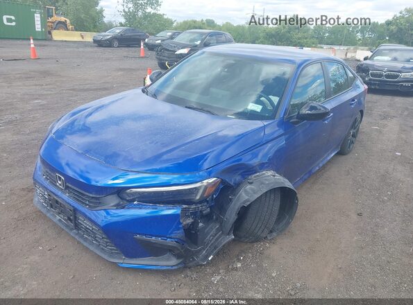 2HGFE2F57NH552075 2022 HONDA CIVIC Blue Դիմացի տեսք