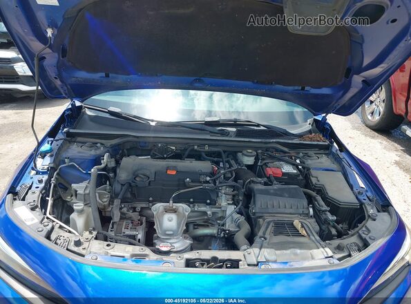 2HGFE2F57NH558104 2022 HONDA CIVIC Blue Вид ззаду