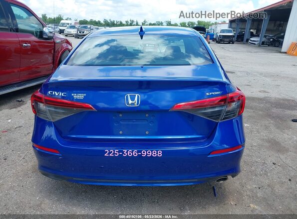 2HGFE2F57NH558104 2022 HONDA CIVIC Blue 