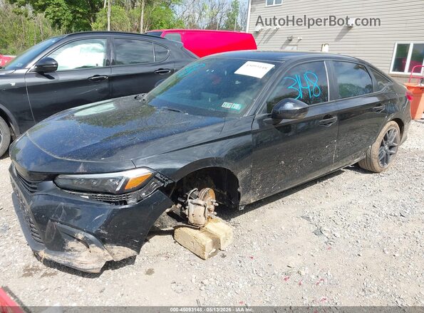 2HGFE2F57NH560760 2022 HONDA CIVIC Black Передня ліва чверть