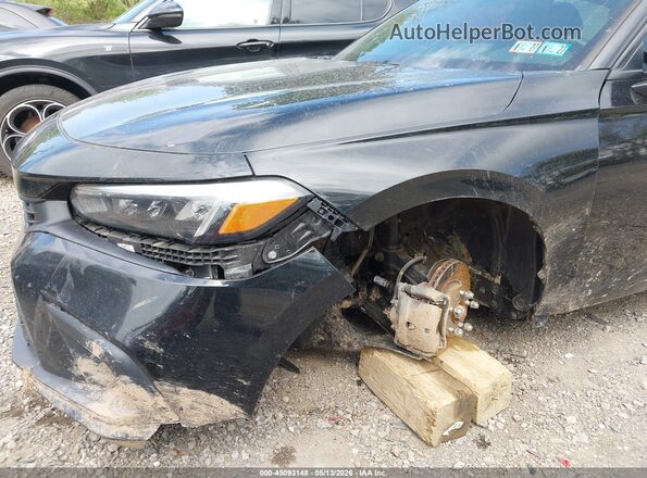 2HGFE2F57NH560760 2022 HONDA CIVIC Black Вид спереду