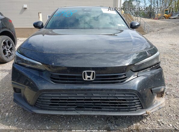 2HGFE2F57NH560760 2022 HONDA CIVIC Black Вид щитка приладів