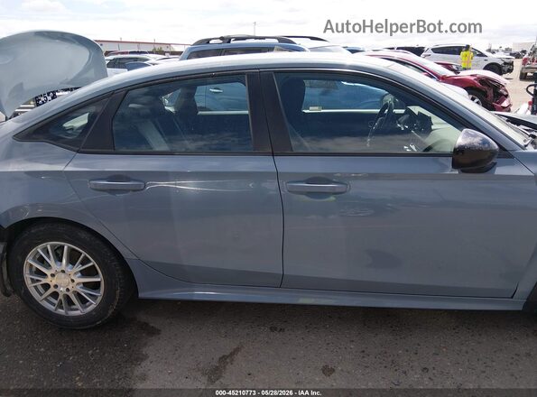 2HGFE2F57NH598263 2022 HONDA CIVIC Light Blue Սալոնի հետևի տեսք