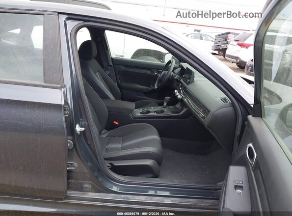 2HGFE2F57PH501758 2023 HONDA CIVIC Gray Вид салону спереду