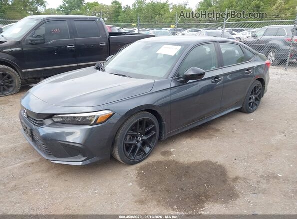 2HGFE2F57PH501758 2023 HONDA CIVIC Gray Передня ліва чверть