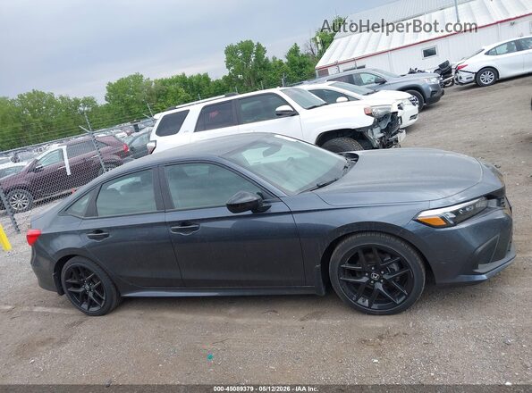 2HGFE2F57PH501758 2023 HONDA CIVIC Gray Вид задньої частини салону
