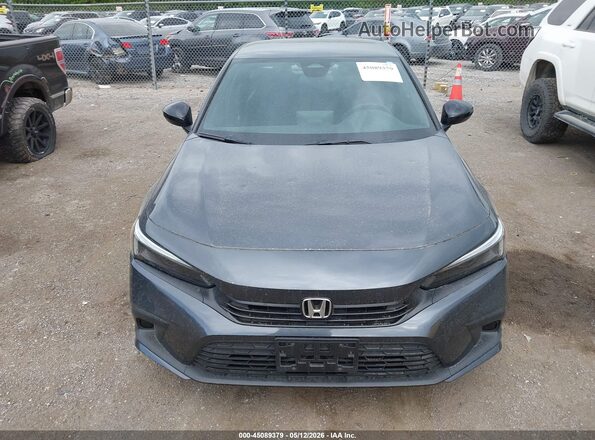 2HGFE2F57PH501758 2023 HONDA CIVIC Gray Вид щитка приладів