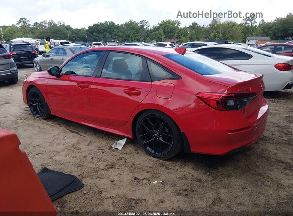 2HGFE2F57RH511743 2024 HONDA CIVIC Red Հետևի ձախ
