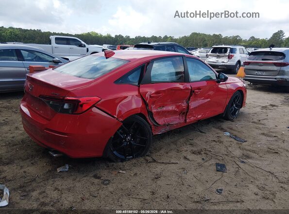 2HGFE2F57RH511743 2024 HONDA CIVIC Red Հետևի աջ