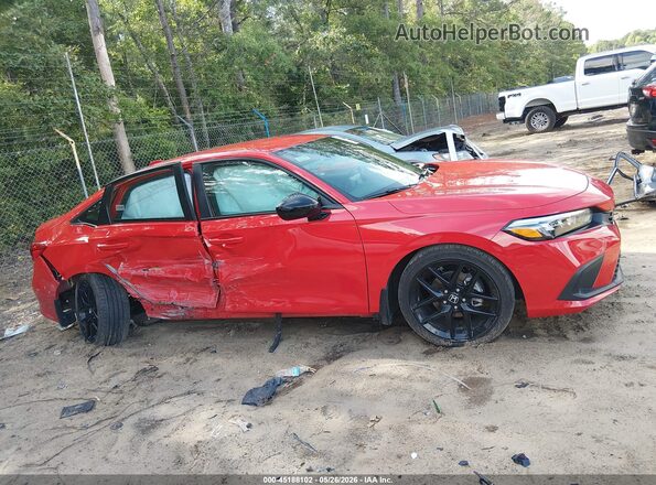 2HGFE2F57RH511743 2024 HONDA CIVIC Red Սալոնի հետևի տեսք