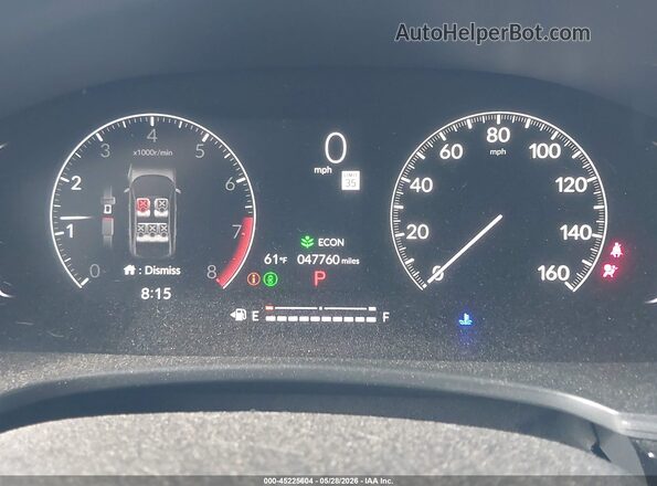 2HGFE2F57RH561977 2024 HONDA CIVIC Gray Widok tylnych siedzeń