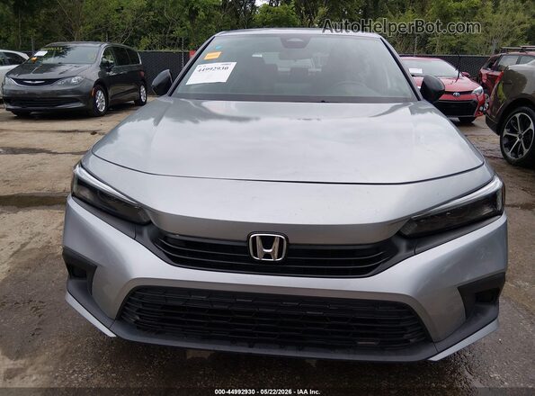 2HGFE2F57RH575104 2024 HONDA CIVIC Silver Widok z przodu