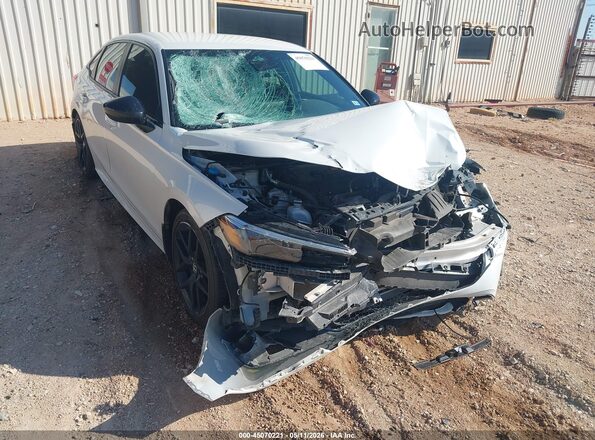 2HGFE2F57RH588967 2024 HONDA CIVIC White Դիմացի տեսք