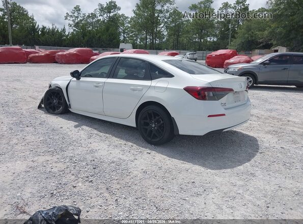 2HGFE2F57SH501574 2025 HONDA CIVIC White Trasero izquierdo