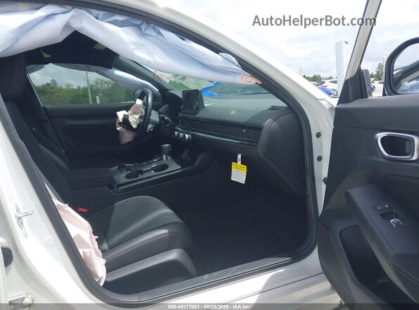 2HGFE2F57SH501574 2025 HONDA CIVIC White Vista interior delantera