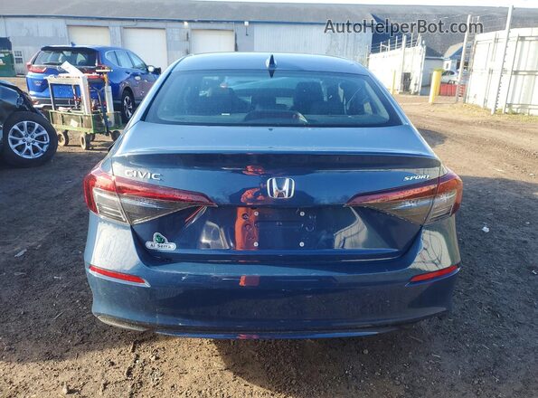 2HGFE2F57SH506841 2025 HONDA CIVIC Blue უკანა ხედი