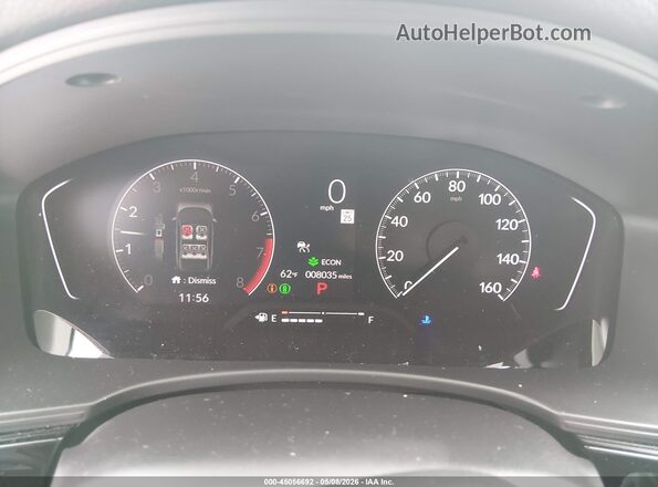 2HGFE2F57SH514440 2025 HONDA CIVIC White Հետևի նստատեղերի տեսք