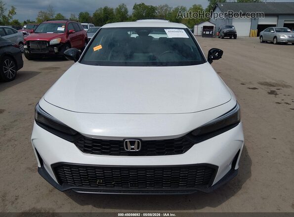 2HGFE2F57SH514440 2025 HONDA CIVIC White Սարքավորումների վահանակի տեսք
