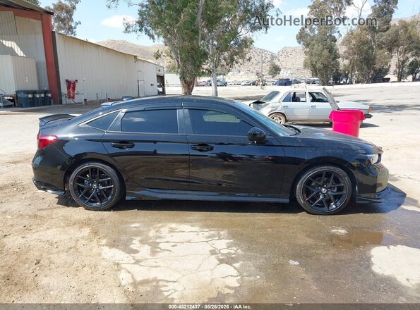 2HGFE2F57SH592846 2025 HONDA CIVIC Black Rear interior view