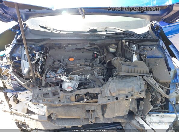 2HGFE2F58NH537388 2022 HONDA CIVIC Blue Rear view
