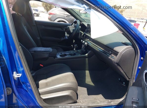 2HGFE2F58NH537388 2022 HONDA CIVIC Blue Front interior view