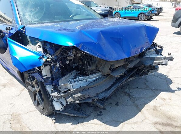 2HGFE2F58NH537388 2022 HONDA CIVIC Blue Front view