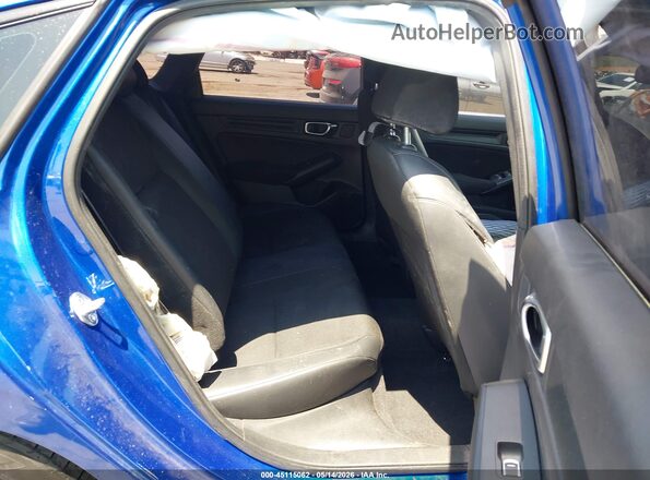 2HGFE2F58NH537388 2022 HONDA CIVIC Blue VIN sticker view