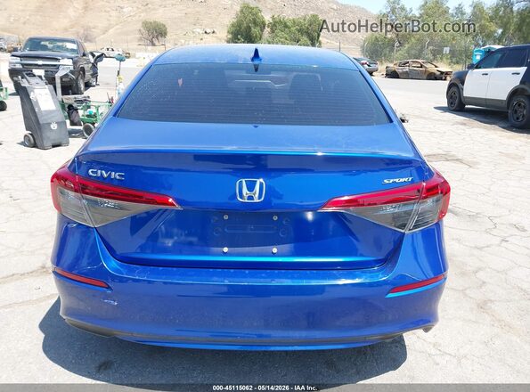 2HGFE2F58NH537388 2022 HONDA CIVIC Blue 