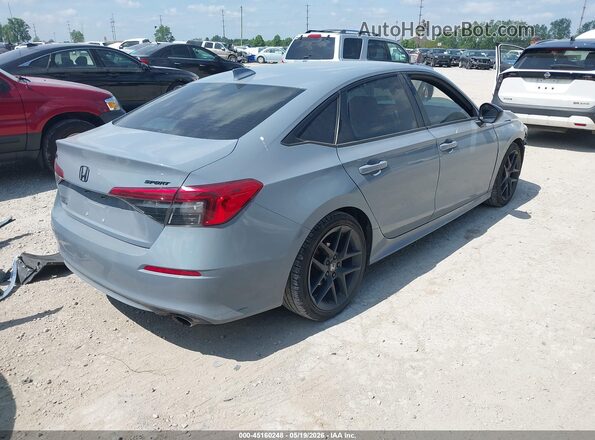 2HGFE2F58NH566678 2022 HONDA CIVIC Light Blue უკანა მარჯვენა