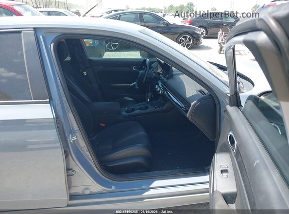 2HGFE2F58NH566678 2022 HONDA CIVIC Light Blue წინა სალონის ხედი