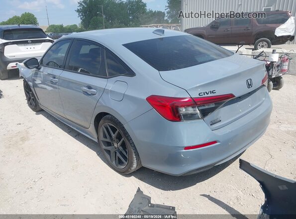 2HGFE2F58NH566678 2022 HONDA CIVIC Light Blue უკანა მარცხენა