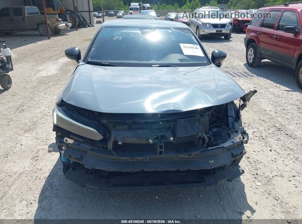2HGFE2F58NH566678 2022 HONDA CIVIC Light Blue უკანა სალონის ხედი