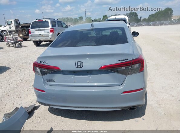 2HGFE2F58NH566678 2022 HONDA CIVIC Light Blue 