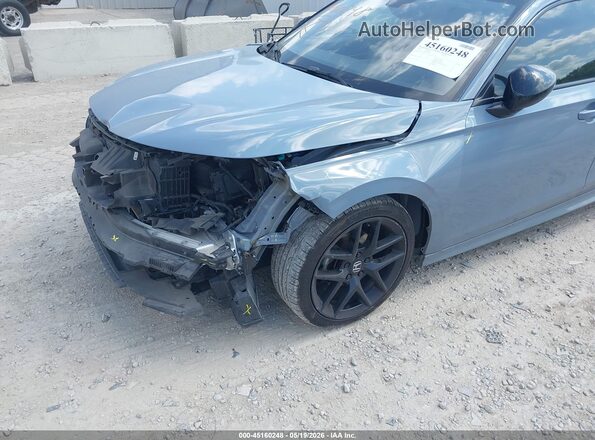 2HGFE2F58NH566678 2022 HONDA CIVIC Light Blue წინა ხედი