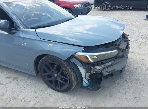 2HGFE2F58NH566678 2022 HONDA CIVIC Light Blue 