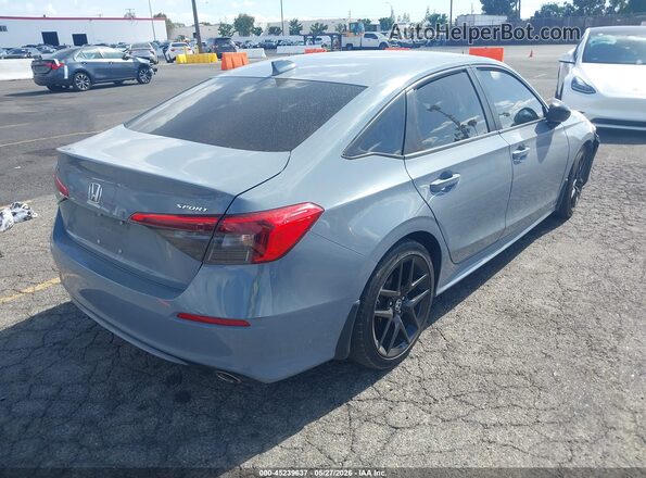 2HGFE2F58NH606550 2022 HONDA CIVIC Gray Rear right