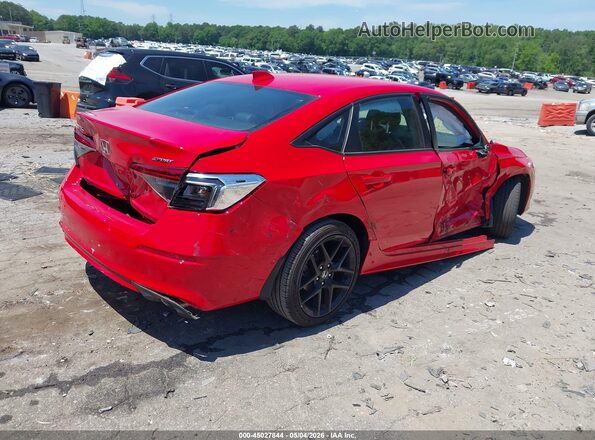 2HGFE2F58PH506581 2023 HONDA CIVIC Red უკანა მარჯვენა