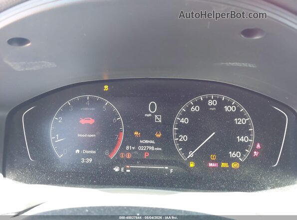 2HGFE2F58PH506581 2023 HONDA CIVIC Red უკანა სავარძლების ხედი