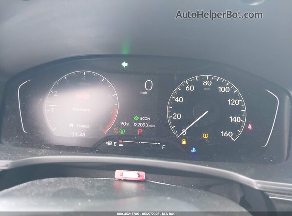 2HGFE2F58PH553609 2023 HONDA CIVIC Gray Հետևի նստատեղերի տեսք